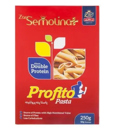 زر ماکارون پاستا پنه پروتئینه ۲۵۰ گرم