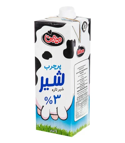 میهن شیر ۳ درصد تتراپک ۱ لیتر