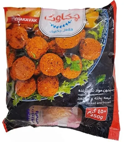 چکاوک فلافل نیمه‌پخته و منجمد ۴۵۰ گرم