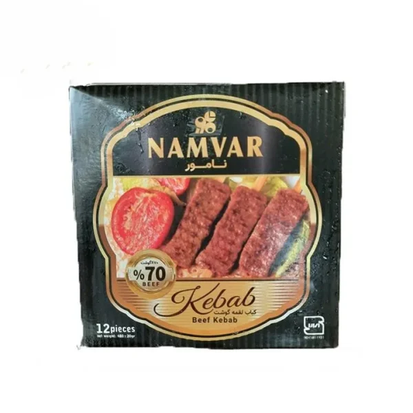 نامور کباب لقمه ۴۸۰ گرمی ۱۲ عددی