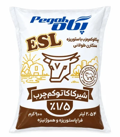 پگاه شیر کاکائو نایلونی ۷۵۴ میلی‌لیتر