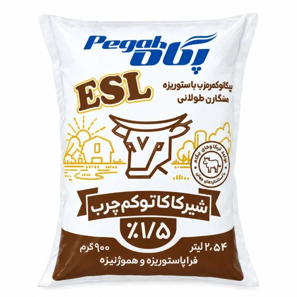پگاه شیر کاکائو نایلونی ۷۵۴ میلی‌لیتر