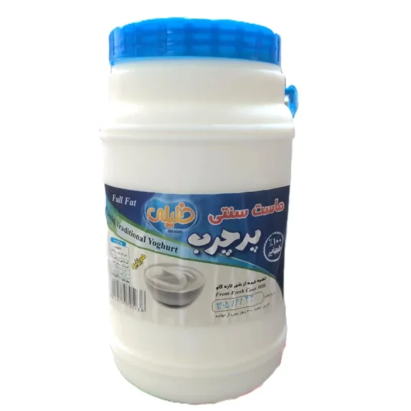 خلیلی ماست پرچرب سنتی دبه ۲۰۰۰ گرم
