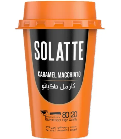 نوشیدنی سولاته کارامل ماکیاتو ۲۲۵ میلی‌لیتر