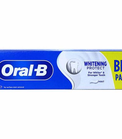 خمیر دندان اورال بی (Oral-B) مدل Whitening Protect حجم ۱۰۰ میلی‌لیتر