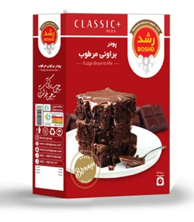 رشد پودر براونی مرطوب ۴۰۰ گرم