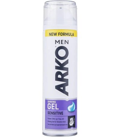 ژل اصلاح Arko Men Sensitive حجم ۲۰۰ میلی‌لیتر